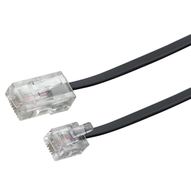 EAN 4004005504354 - Schwaiger 3.0m RJ-11 - RJ-45 3 m Negro imagen 2