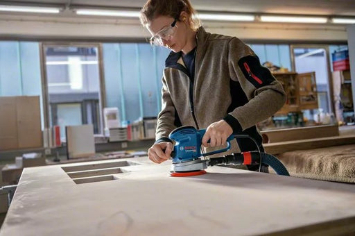 EAN 4059952528922 - Bosch GEX 34-150 Professional Lijadora rotorbital 12000 RPM 24000 OPM Negro, Azul, Gris, Rojo imagen 2