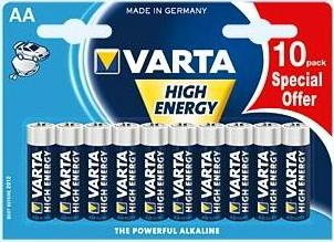 EAN 4008496626809 - Varta High Energy AA 10-pack Batería de un solo uso Alcalino imagen 1