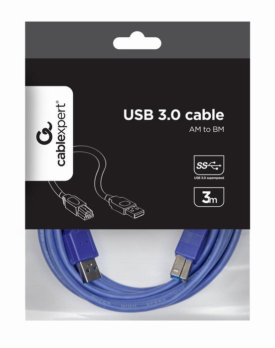 EAN 8716309059206 - Gembird CCP-USB3-AMBM-10 cable USB 3 m USB A USB B Azul imagen 2