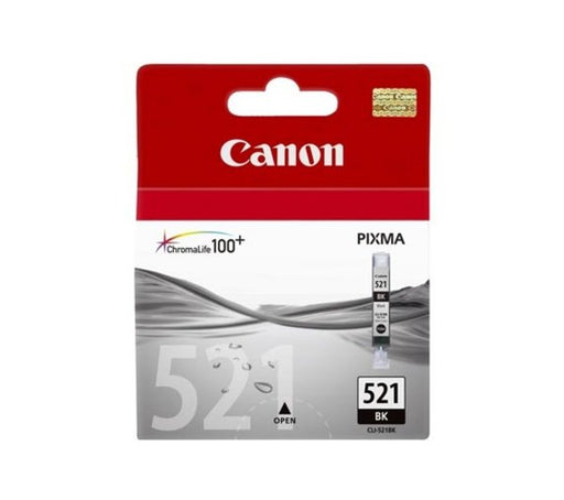 EAN 3609740138980 - Canon CLI-521 BK cartucho de tinta 1 pieza(s) Original Negro imagen 1
