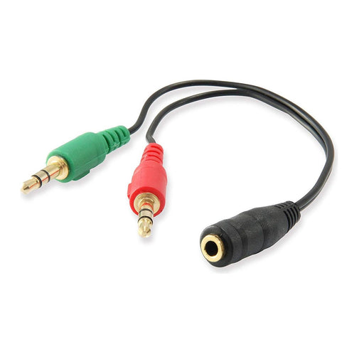 EAN 8054392619809 - Ewent EC1642 cable de audio 0,15 m 3,5mm 2 x 3.5mm Negro, Verde, Rojo imagen 1