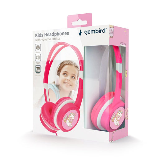 EAN 8716309111775 - Gembird MHP-JR-PK auricular y casco Auriculares Alámbrico Diadema Música Rosa imagen 1