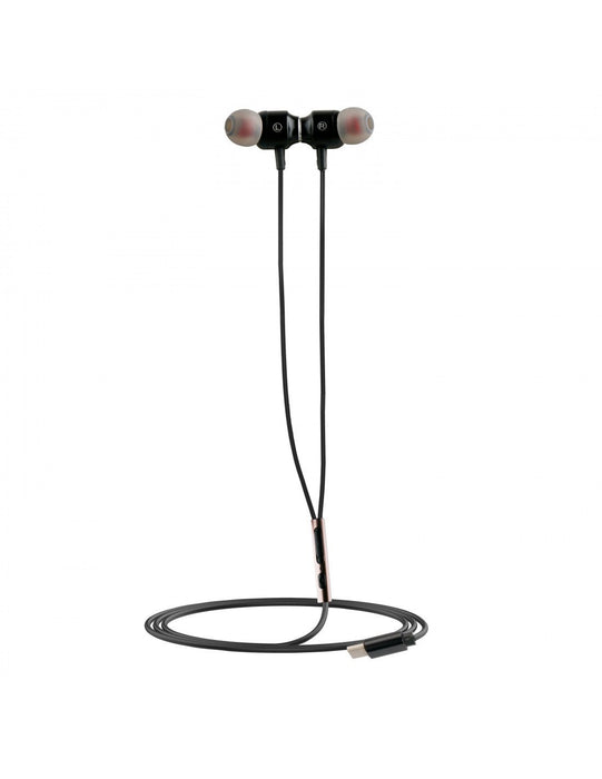 EAN 8426801154520 - Muvit M1C Auriculares Alámbrico Dentro de oído Llamadas/Música USB Tipo C Negro imagen 2