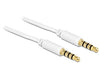 EAN 4043619834402 - DeLOCK 83440 cable de audio 1 m 3,5mm Blanco imagen 1