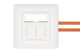EAN 4016032485735 - Digitus DN-9010/8-2 toma de corriente 2 x RJ-45 Blanco imagen 4