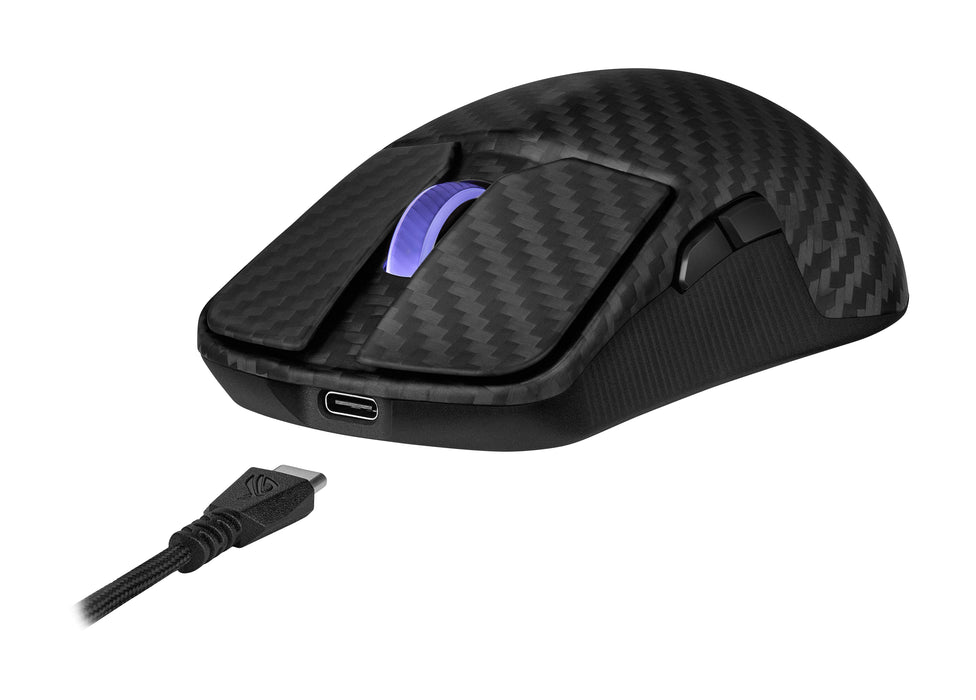 EAN 4711387567715 - ASUS ROG Harpe Ace Extreme ratón Juego mano derecha RF Wireless + Bluetooth + USB Type-A Óptico 42000 DPI imagen 6