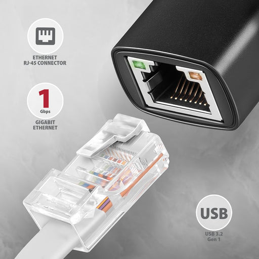 EAN 8595247907929 - Axagon ADE-AR USB-A 3.2 Gen 1 - Gigabit Ethernet 10/100/1000 Adapter - Adapter - Digital/Daten 1000 Mbit/ imagen 2