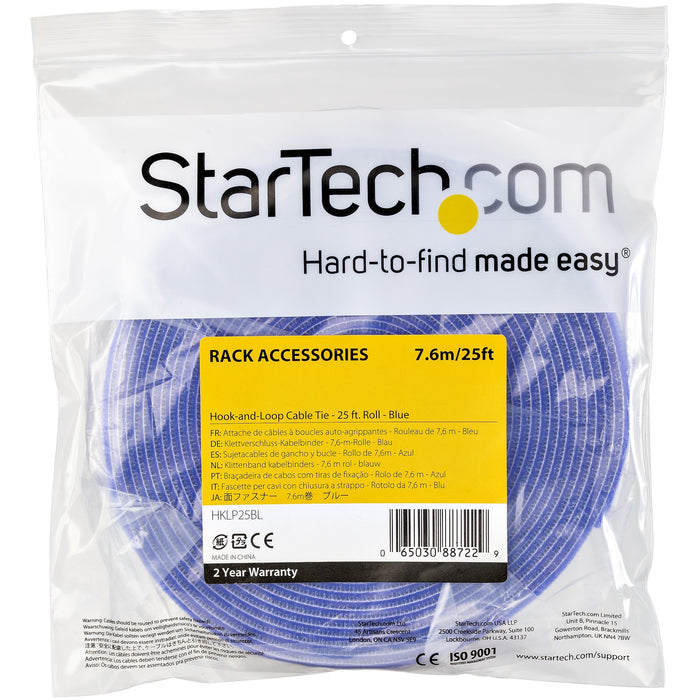 EAN 0065030887229 - StarTech.com HKLP25BL presilla Bridas adherentes para cables Nylon 1 pieza(s) imagen 4