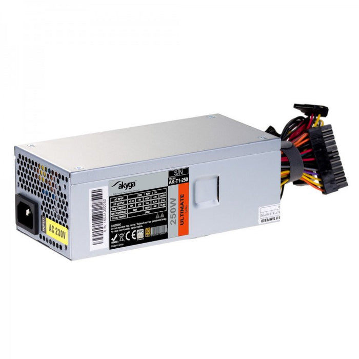 EAN 5901720135612 - Akyga AK-T1-250 TFX unidad de fuente de alimentación 250 W 24-pin ATX LFX Acero inoxidable imagen 1