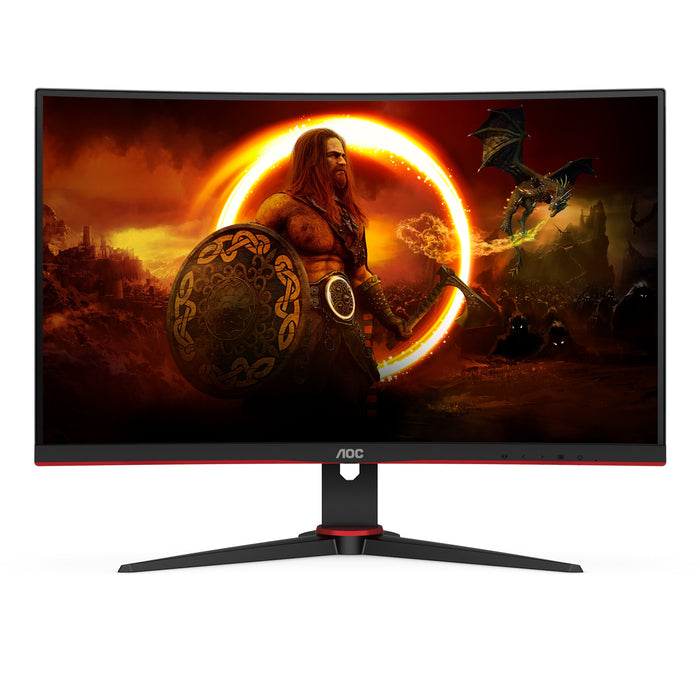 EAN 4038986111300 - AOC G2 C27G2E/BK pantalla para PC 68,6 cm (27") 1920 x 1080 Pixeles Full HD Negro, Rojo imagen 3