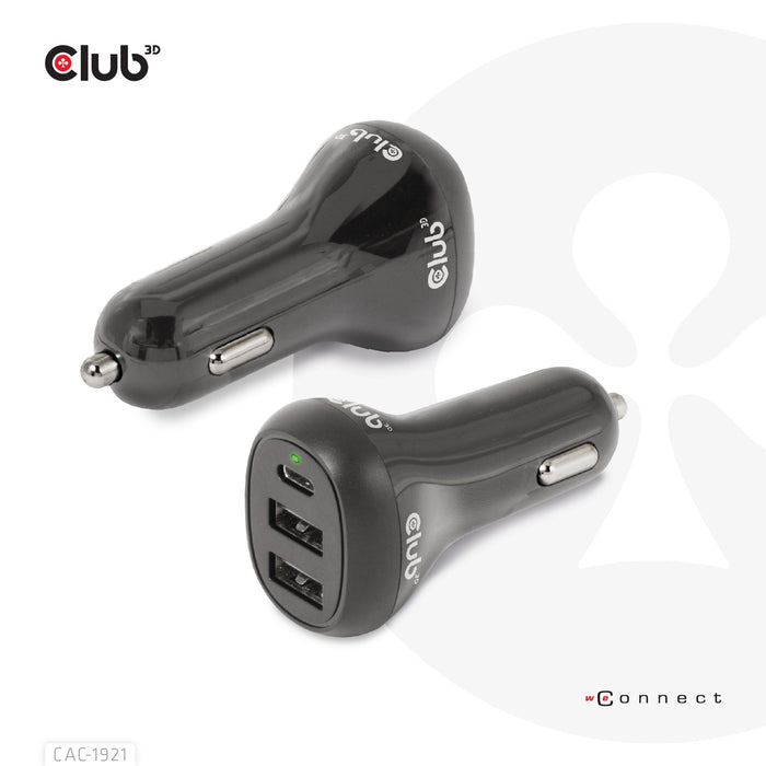 EAN 8719214472788 - CLUB3D USB KFZ-Ladegerät 1xUSB C 2xUSB A 36W 12/24V retail imagen 8