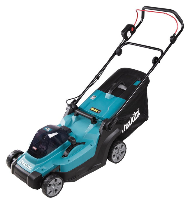 EAN 197050000668 - Makita LM004GZ cortadora de césped Cortacésped manual Batería Negro, Azul imagen 1