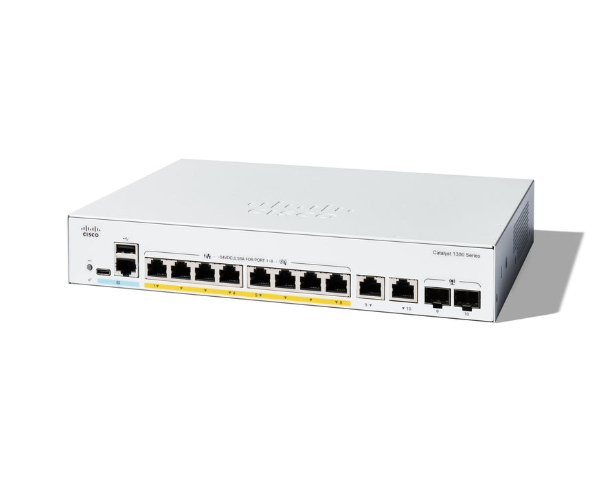 EAN 0889728522021 - Cisco Catalyst 1300 Gestionado L2 Gigabit Ethernet (10/100/1000) Energía sobre Ethernet (PoE) Gris imagen 1