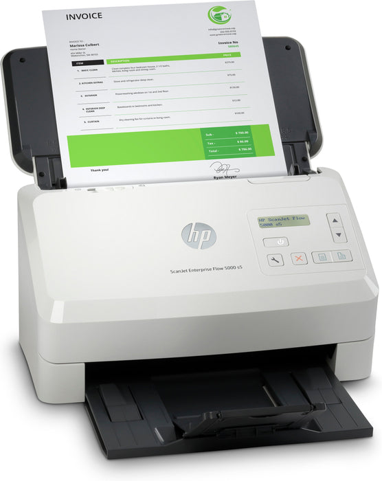 EAN 0193905029877 - HP Scanjet Enterprise Flow 5000 s5 Escáner alimentado con hojas 600 x 600 DPI A4 Blanco imagen 3