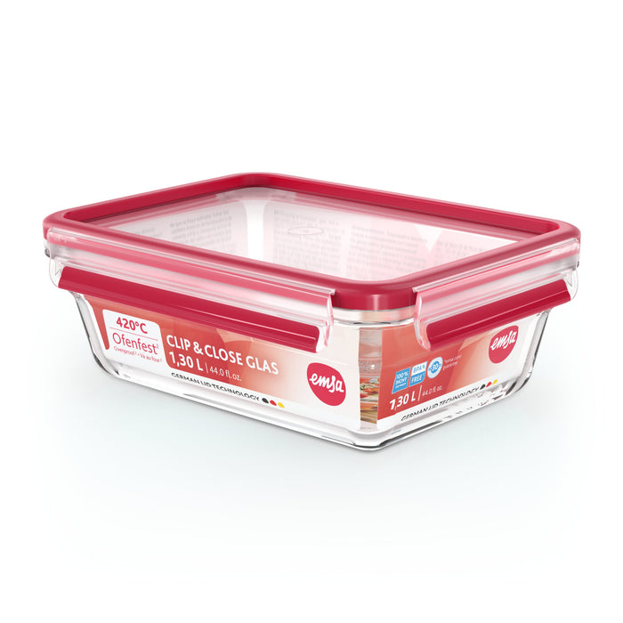 EAN 4009049540108 - EMSA CLIP & CLOSE N10410 Rectangular Caja 1,3 L Transparente 1 pieza(s) imagen 3