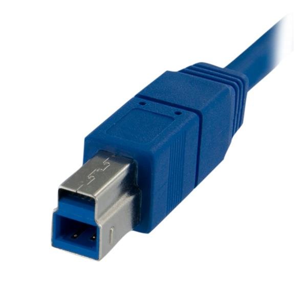 EAN 0065030856027 - StarTech.com USB3SAB1M cable USB USB 3.2 Gen 1 (3.1 Gen 1) 1 m USB A USB B Azul imagen 2