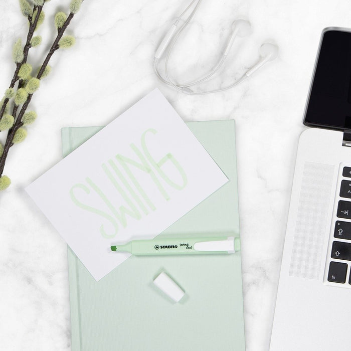 EAN 4006381527422 - STABILO swing cool Pastel marcador 4 pieza(s) Punta de cincel Azul, Verde, Rosa, Púrpura imagen 4