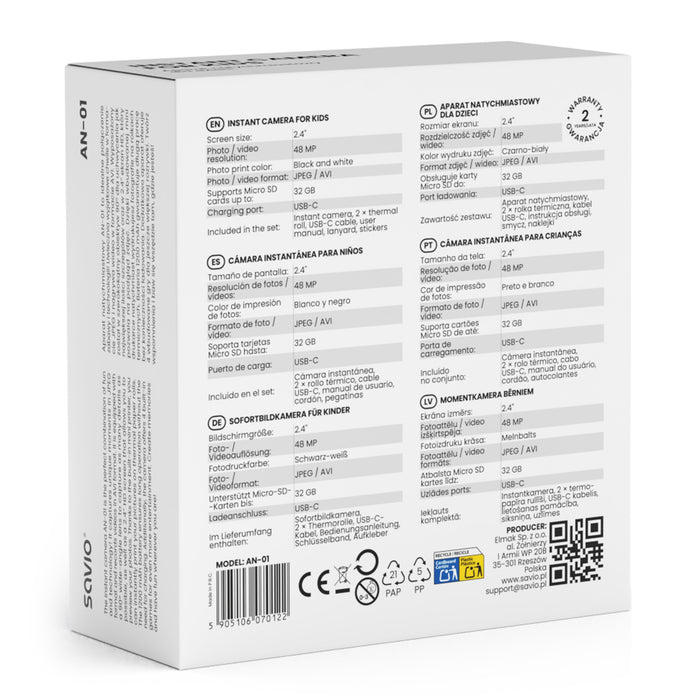 EAN 5905106070122 - Savio an-01 Blanco imagen 8