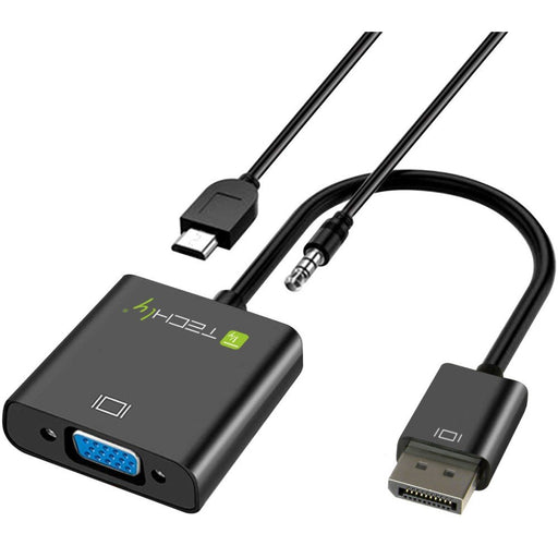 EAN 8057685306301 - Techly HDMI - VGA+3.5mm+Micro USB B M/F 0,15 m Negro imagen 1
