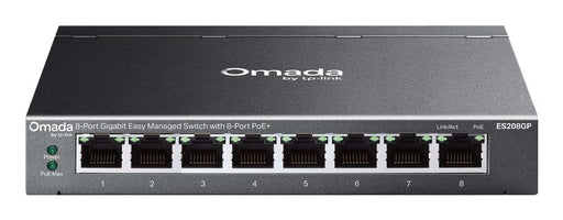 EAN 1210002609708 - TP-Link Omada ES208GP switch Gestionado L2 Gigabit Ethernet (10/100/1000) Energía sobre Ethernet (PoE) DI imagen 1