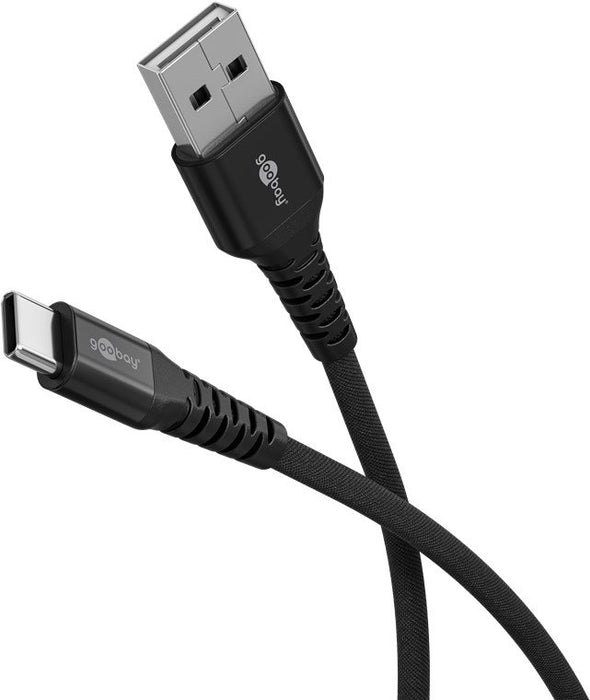 EAN 4040849745263 - Goobay 74526 cable USB USB 2.0 1 m USB C USB A Negro imagen 1