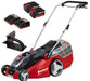 EAN 4006825610338 - Einhell GE-CM 43 Li M Kit Cortacésped manual Batería Negro, Gris, Rojo imagen 6