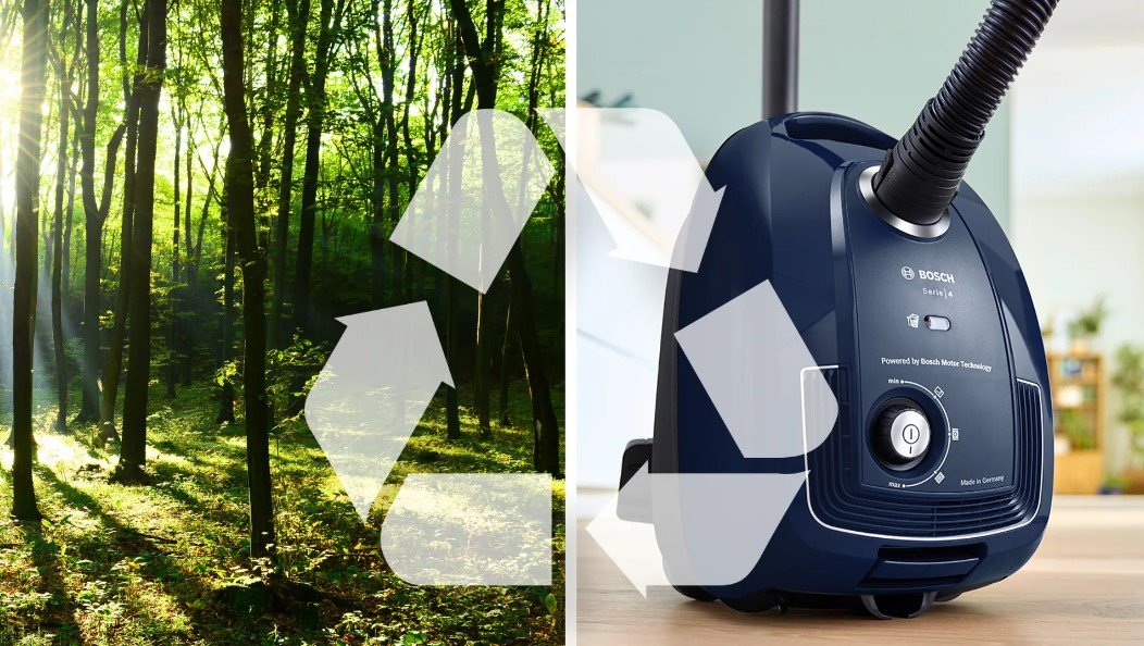 EAN 4242005364022 - Bosch Serie 4 BGD38BU2 aspiradora 4 L Aspiradora de tambor Secar 600 W Bolsa para el polvo imagen 10