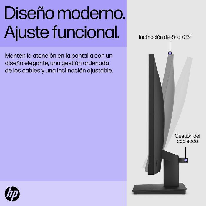 EAN 5715063139813 - HP V24i G5 FHD Monitor pantalla para PC 60,5 cm (23.8") 1920 x 1080 Pixeles Full HD LCD Negro imagen 7