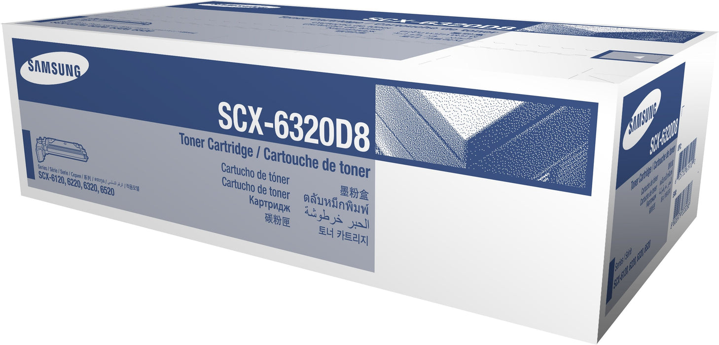 EAN 0191628484676 - Samsung SCX-6320D8 Black Toner Cartridge cartucho de tóner 1 pieza(s) Original imagen 2