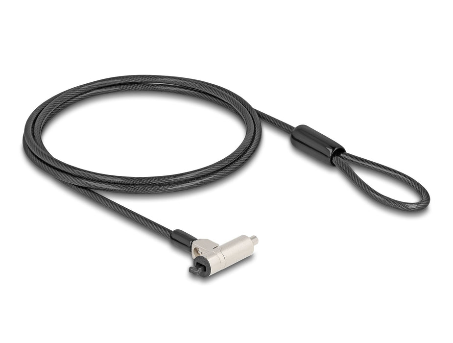 EAN 4043619209316 - Navilock 20931 cable antirrobo Negro, Plata 1,8 m imagen 1