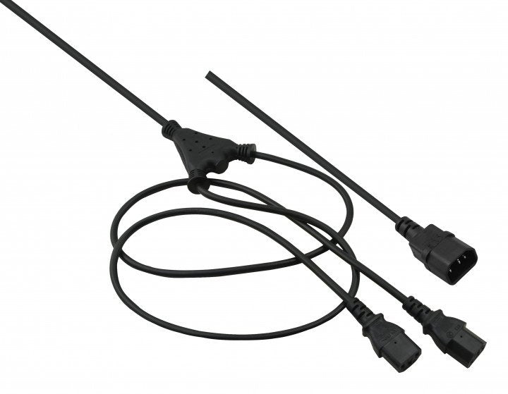 EAN 4005938626731 - Helos 262673 cable de transmisión Negro 2 m C14 acoplador Acoplador C13 2 x imagen 1