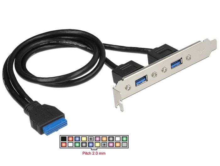 EAN 4043619848362 - DeLOCK 84836 tarjeta y adaptador de interfaz Interno USB 3.2 Gen 1 (3.1 Gen 1) imagen 2
