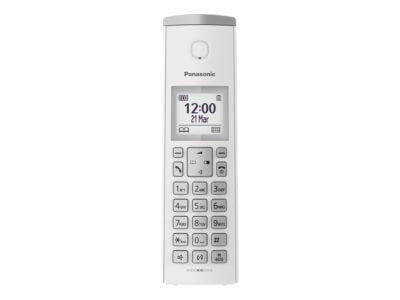 EAN 5025232871919 - Panasonic KX-TGK212SP Teléfono DECT Identificador de llamadas Plata, Blanco imagen 6