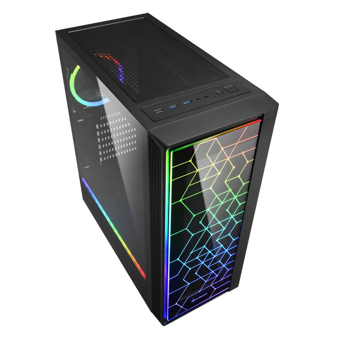 EAN 4044951028153 - Sharkoon RGB LIT 100 Midi Tower Negro imagen 2