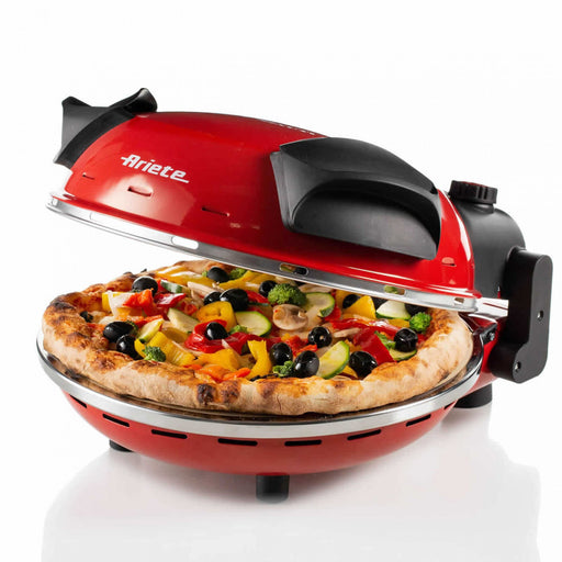 EAN 8003705116702 - Ariete 0909/10 fabricante de pizza y hornos 1 Pizza(s) 1200 W Negro, Rojo imagen 1