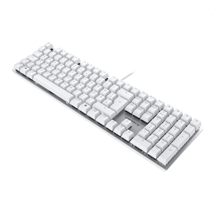EAN 4025112111051 - CHERRY KC 200 MX teclado Universal USB QWERTZ Alemán Plata, Blanco imagen 2