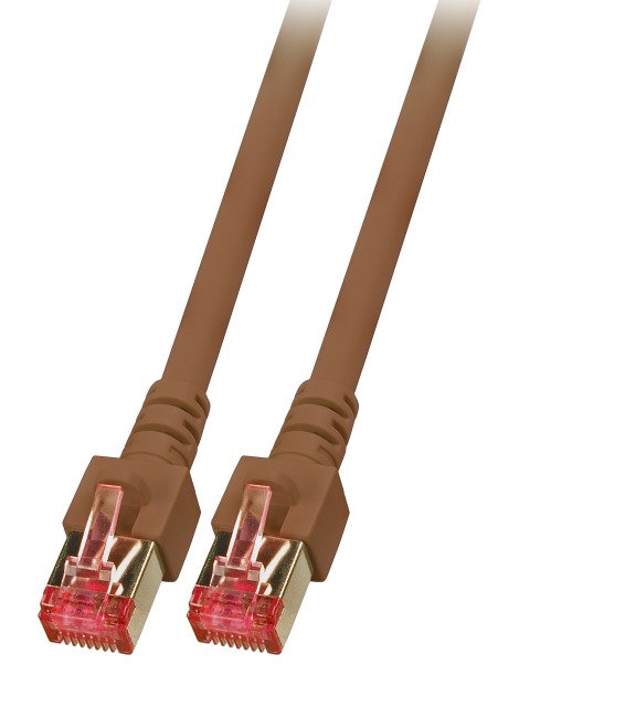 EAN 4049759095574 - EFB Elektronik K5517.0,25 cable de red Marrón 0,25 m Cat6 S/FTP (S-STP) imagen 1
