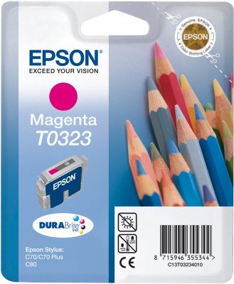EAN 8715946358222 - Epson Pencils DURABrite Ink Cartridge Magenta T0323 cartucho de tinta 1 pieza(s) Original imagen 2