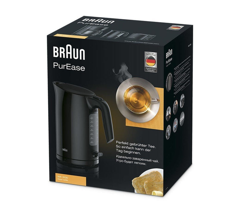 EAN 8021098773159 - Braun PurEase WK 3100 BK tetera eléctrica 1,7 L 2200 W Negro imagen 2
