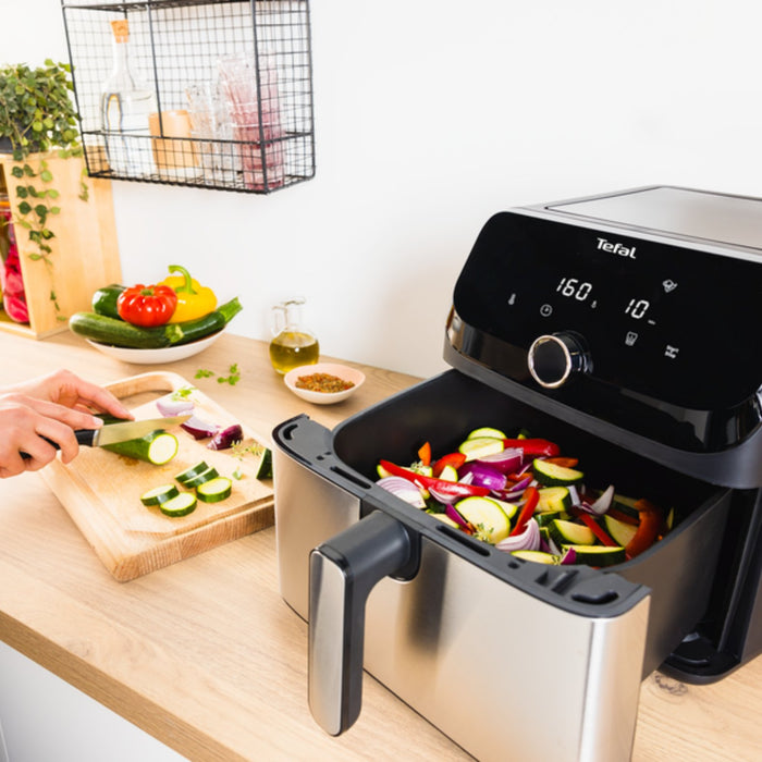 EAN 3045380026216 - Tefal Easy Fry Mega EY855D10 freidora Sencillo 7,5 L Independiente 2020 W Freidora de aire caliente Negro imagen 7