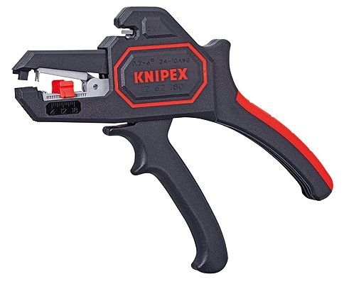 EAN 4003773060178 - Knipex 12 62 180 SB pelacable Negro, Rojo imagen 1