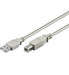 EAN 4040849509544 - Goobay USB AB 300 HS 3m cable USB USB A USB B Gris imagen 1
