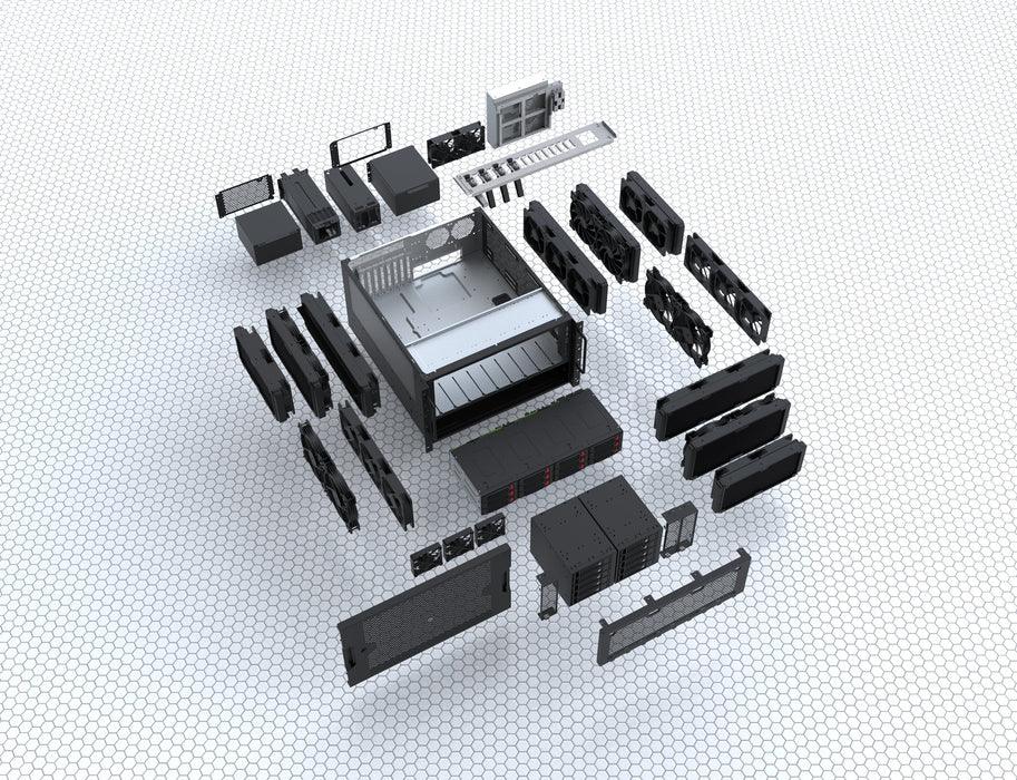 EAN 4710679817439 - Silverstone RM61-312 Estante Negro imagen 18