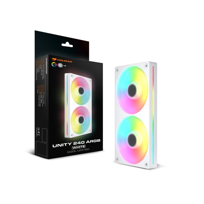 EAN 4710483779626 - COUGAR CF-UN240FW-RGB Carcasa del ordenador Ventilador 12 cm Blanco imagen 5