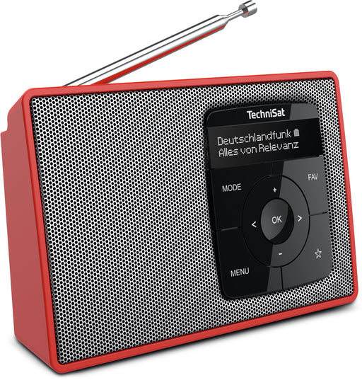 EAN 4019588339101 - TechniSat DIGITRADIO 2 Portátil Digital Rojo, Plata imagen 2