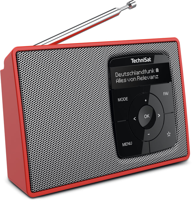 EAN 4019588339101 - TechniSat DIGITRADIO 2 Portátil Digital Rojo, Plata imagen 2