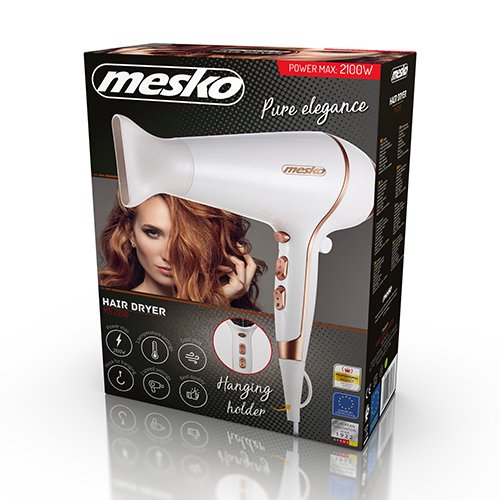EAN 5902934831338 - Mesko Home MS 2250 secador 2100 W Bronce, Blanco imagen 5