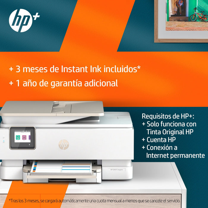 EAN 0195697743993 - HP ENVY Inspire 7920e AIO Printer Inyección de tinta térmica A4 4800 x 1200 DPI 15 ppm Wifi imagen 9