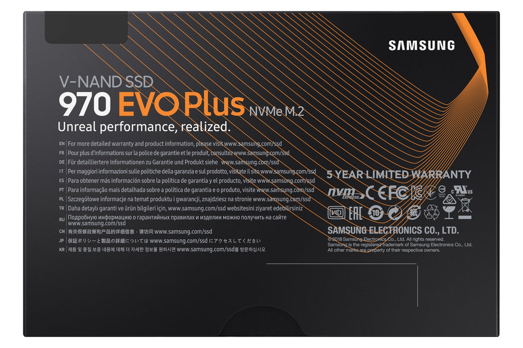 EAN 0887276302515 - Samsung 970 EVO Plus 250 GB M.2 PCI Express 3.0 NVMe V-NAND MLC imagen 6